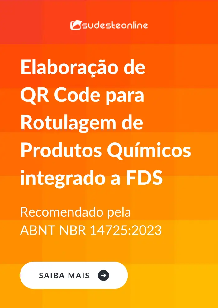 QR Code para rotulagem de produtos químicos